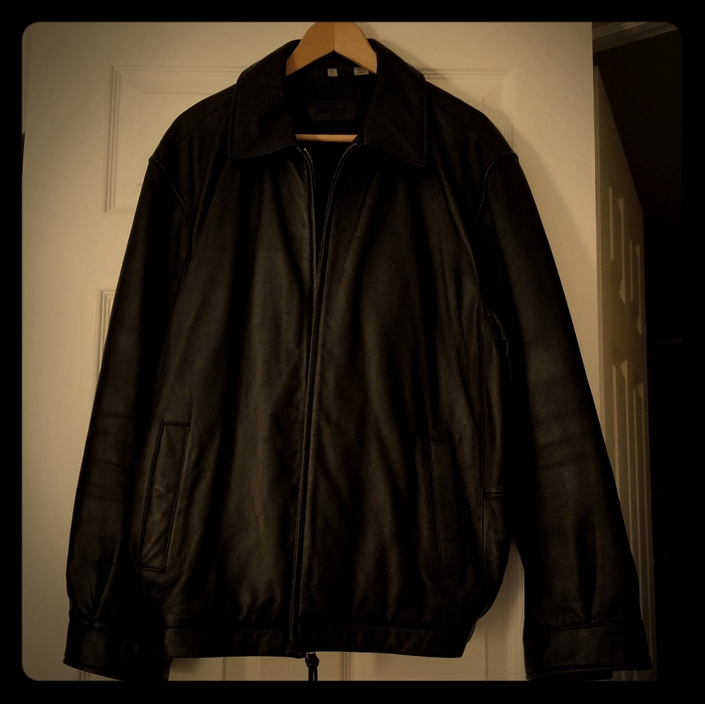 Men's leather jacket